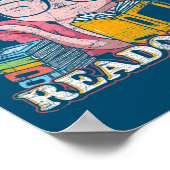 Readsolotl las Book Axolotl Funny Reading Fish Poster (Hoek)