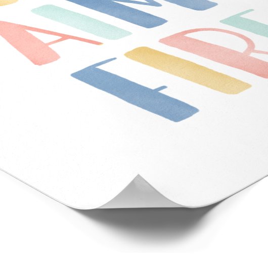 Ready Aim Fire Funny Bathroom Print (Hoek)