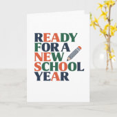 Ready for a New School Year Kaart (Gele Bloem)