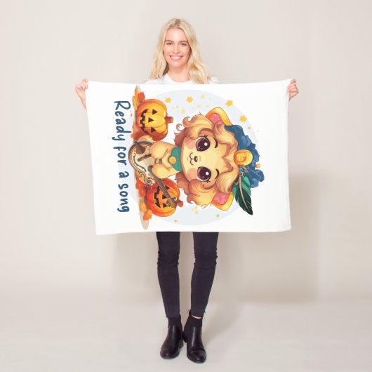 Ready for a song fleece deken (In situ)