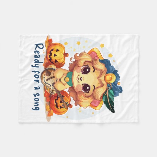 Ready for a song fleece deken (Voorkant (Horizontaal))