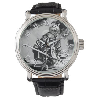 Ready For Anything - Ice Hockey Goalie Horloge