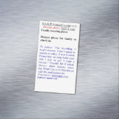 Ready for Emergencies: Disasters or Police Magnetisch Visitekaartje (Voorbeeld)