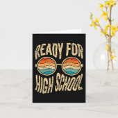 Ready For High School Back To School Freshman High Kaart (Gele Bloem)