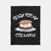 Ready For My Creame Funny  Fleece Deken (Voorkant)