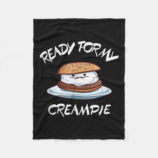Ready For My Creame Funny  Fleece Deken (Voorkant)