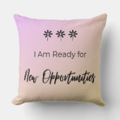 Ready for New Opportunities Kussen (Voorkant)