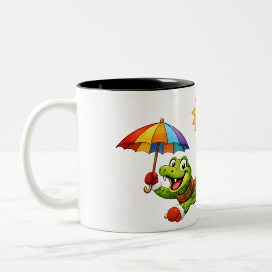 Ready for Summer!!! Tweekleurige Koffiemok (Links)