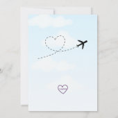 Ready FOUR Take Off, airplane 4th Birthday Kaart (Achterkant)