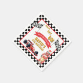 Ready Set Go Race On Birthday Party Servet (Hoek)