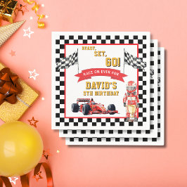 Ready Set Go Race On Birthday Party Servet