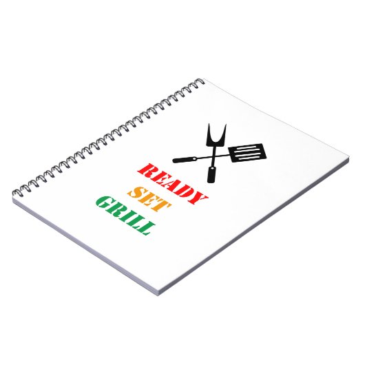 Ready, set, grill  notitieboek (Linkerzijde)