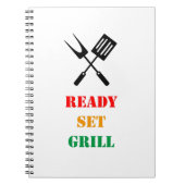 Ready, set, grill  notitieboek (Voorkant)