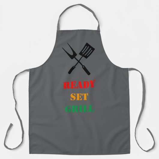 Ready, set, grill schort (Voorkant)