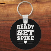 Ready Set Spike Sleutelhanger (Voorkant)