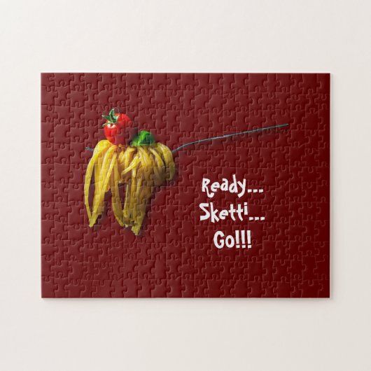 Ready Sketti Go Fork of Italy Spaghetti Legpuzzel (Horizontaal)