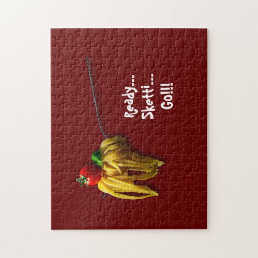 Ready Sketti Go Fork of Italy Spaghetti Legpuzzel (Verticaal)