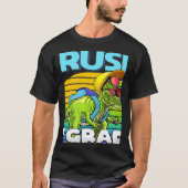 Ready To Crush 1st Grade Dinosaur Back To School B T-shirt (Voorkant)