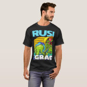 Ready To Crush 1st Grade Dinosaur Back To School B T-shirt (Voorkant volledig)