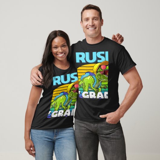 Ready To Crush 1st Grade Dinosaur Back To School B T-shirt (Unisex)
