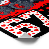 Ready To Crush 67 Hearts Monster Truck Valentines  Poster (Hoek)