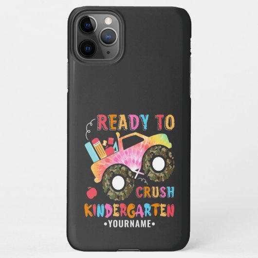 Ready To Crush Kindergarten 1st Day of School iPhone Hoesje (Achterkant)