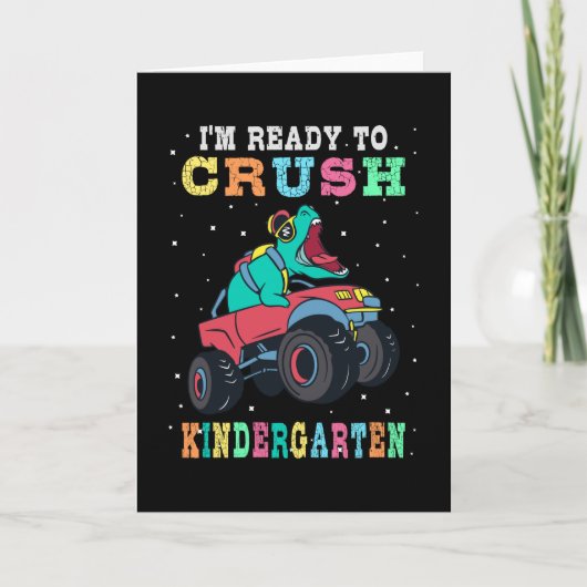 Ready to crush kindergarten kaart (Voorkant)