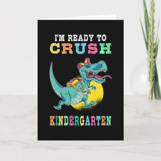 Ready to crush kindergarten kaart (Voorkant)