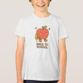 Ready to Learn – Apple Edition   Tri-Blend Shirt (Voorkant)