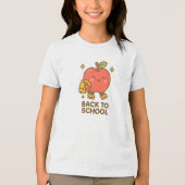 Ready to Learn – Apple Edition   Tri-Blend Shirt (Voorkant)