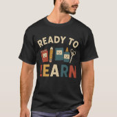 Ready to learn | Back to school T-shirt (Voorkant)