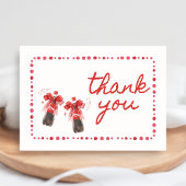 Ready to Pop Baby Shower Bedankkaart