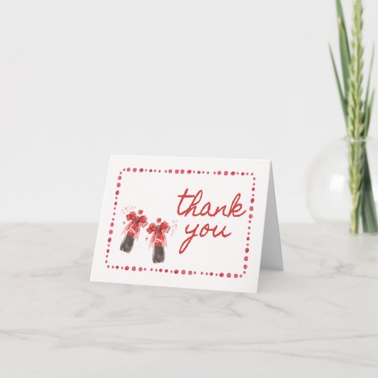 Ready to Pop Baby Shower Bedankkaart (Voorkant)