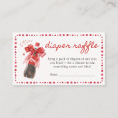 Ready to Pop Baby Shower Diaper Raffle Informatiekaartje (Voorkant)