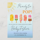 Ready to POP: baby shower invitation Kaart (Voorkant)