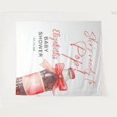 Ready To Pop Baby Shower Photo Backdrop Wandkleed (Voorkant (horizontaal))