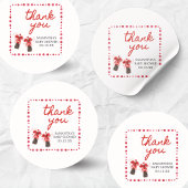 Ready to Pop Baby Shower Ronde Sticker