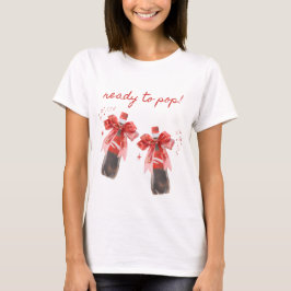 Ready to Pop Baby Shower T-shirt