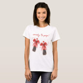 Ready to Pop Baby Shower T-shirt (Voorkant volledig)