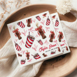 Ready to Pop Cola Baby Shower Servet