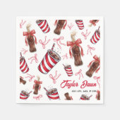 Ready to Pop Cola Baby Shower Servet (Voorkant)