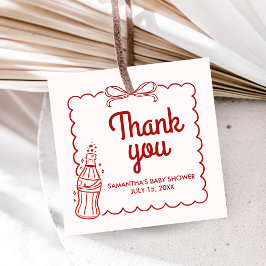 Ready to Pop Soda Baby Shower Bedankjes Labels