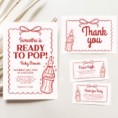 Ready to Pop Soda Baby Shower Kaart