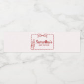 Ready to Pop Soda Baby Shower Waterfles Etiket (Enkel label)