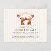 Ready to Pop Teddy Bears Baby Shower Napkins Informatiekaartje (Voorkant)