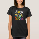 Ready To Rock Daycare BACKPRINT Babysitter T-shirt (Voorkant)