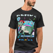 Ready To Rock Kindergarten dinosaur First Day Back T-shirt (Voorkant)