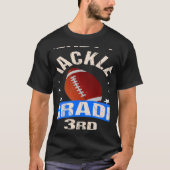 Ready To Tackle 3rd Grade Back To School Football T-shirt (Voorkant)