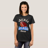 Ready To Tackle 3rd Grade Back To School Football T-shirt (Voorkant volledig)