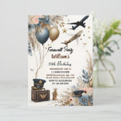 Ready Travel Surprise Wereldbol Afscheid 30e Verja Kaart (Staand voorkant)